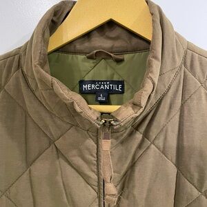 J Crew Green Winter Vest